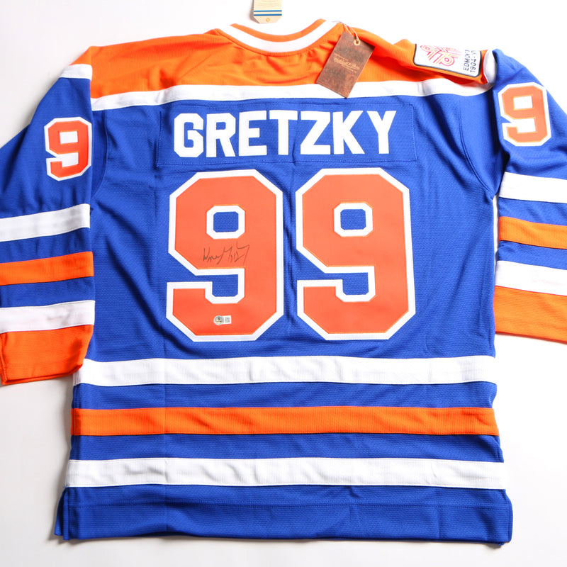 Wayne Gretzky Signed Jersey Edmonton Oilers - Beckett COA