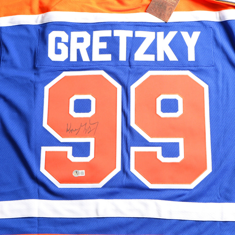 Wayne Gretzky Signed Jersey Edmonton Oilers - Beckett COA