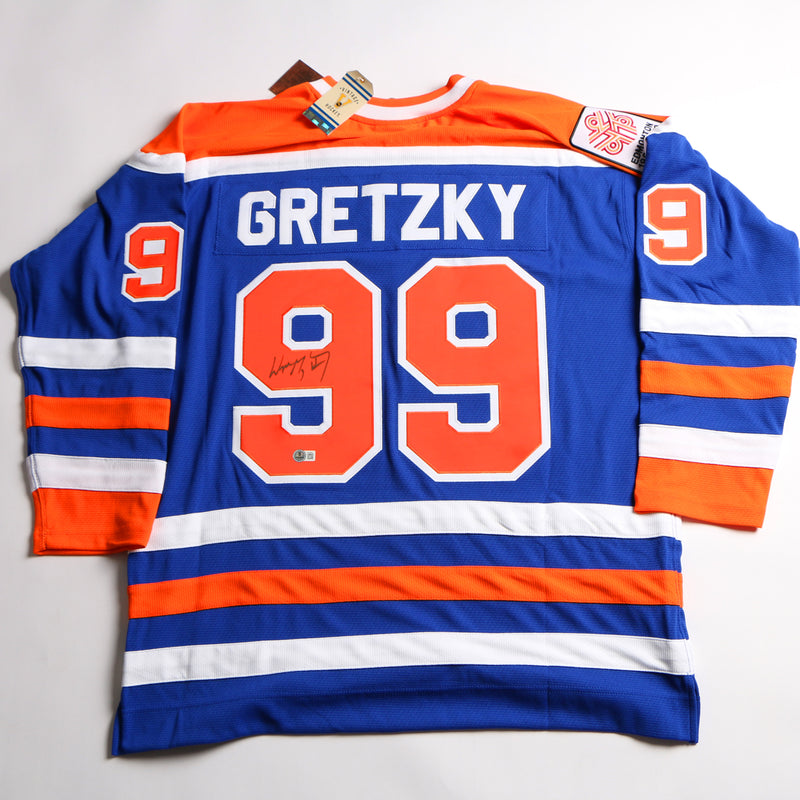 Wayne Gretzky Signed Jersey Edmonton Oilers - Beckett COA