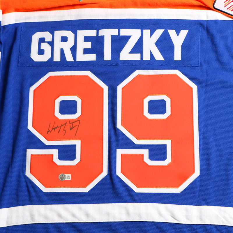 Wayne Gretzky Signed Jersey Edmonton Oilers - Beckett COA