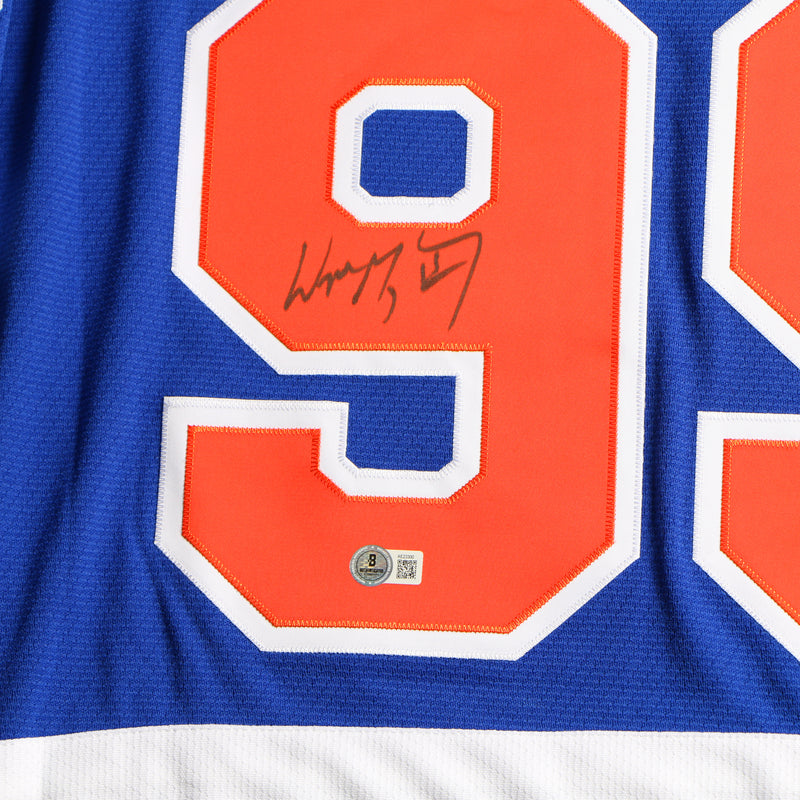 Wayne Gretzky Signed Jersey Edmonton Oilers - Beckett COA