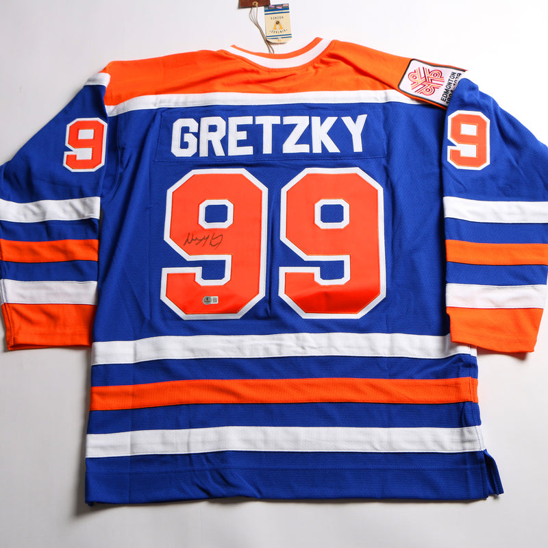 Wayne Gretzky Signed Jersey Edmonton Oilers - Beckett COA