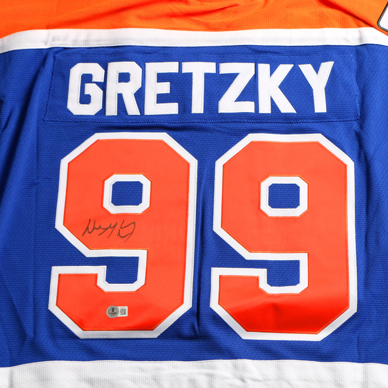 Wayne Gretzky Signed Jersey Edmonton Oilers - Beckett COA