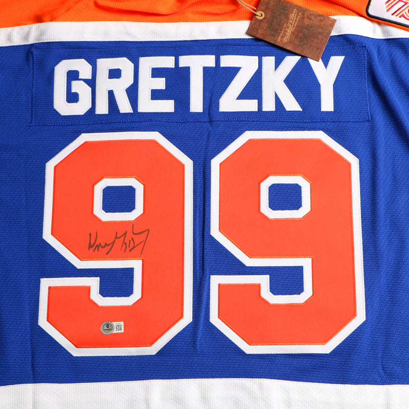 Wayne Gretzky Signed Jersey Edmonton Oilers - Beckett COA