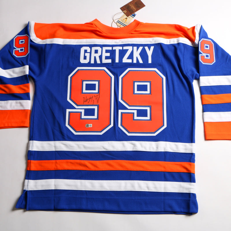 Wayne Gretzky Signed Jersey Edmonton Oilers - Beckett COA