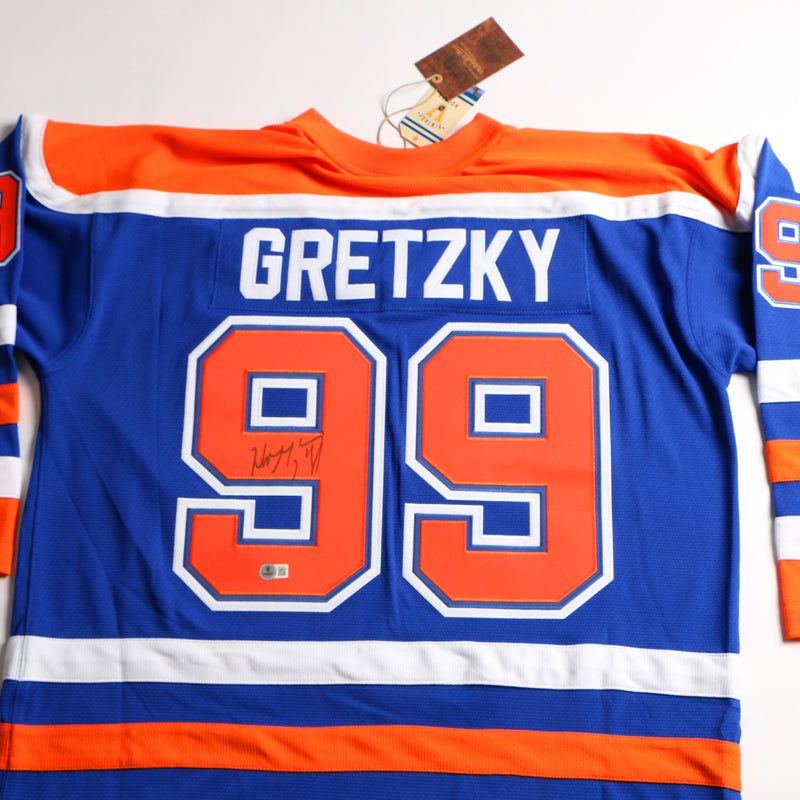 Wayne Gretzky Signed Jersey Edmonton Oilers - Beckett COA