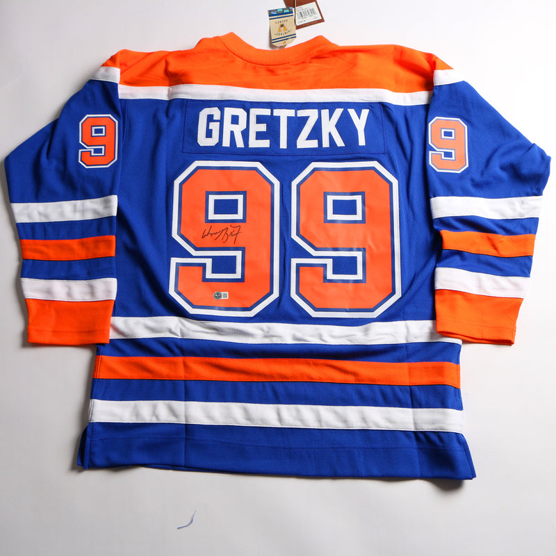 Wayne Gretzky Signed Jersey Edmonton Oilers - Beckett COA