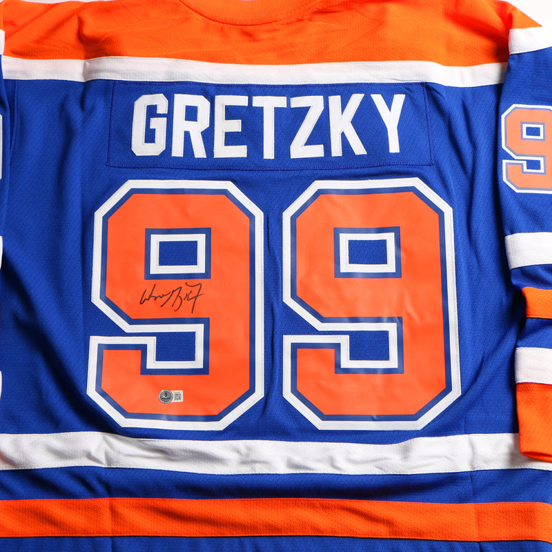 Wayne Gretzky Signed Jersey Edmonton Oilers - Beckett COA
