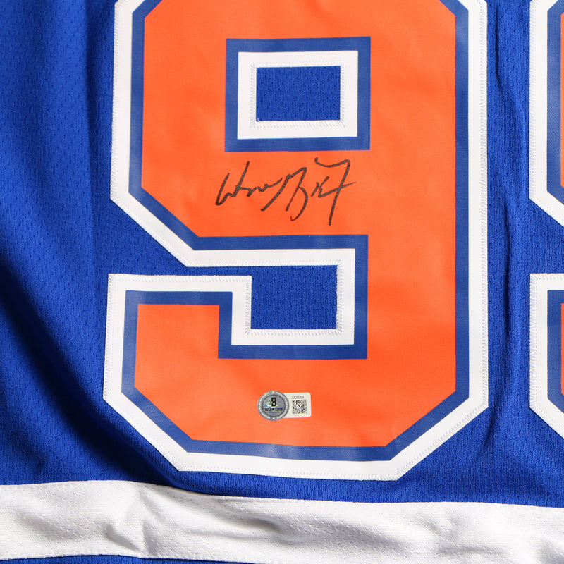Wayne Gretzky Signed Jersey Edmonton Oilers - Beckett COA