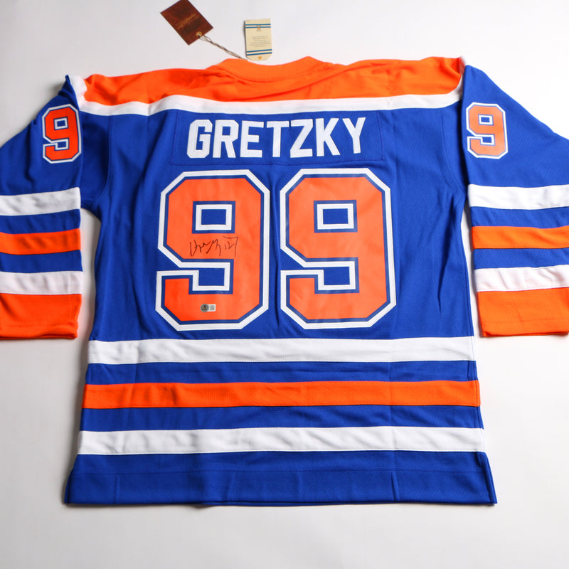 Wayne Gretzky Signed Jersey Edmonton Oilers - Beckett COA