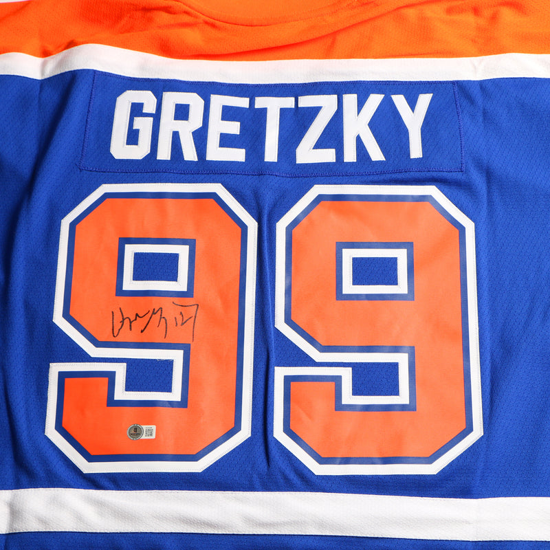 Wayne Gretzky Signed Jersey Edmonton Oilers - Beckett COA