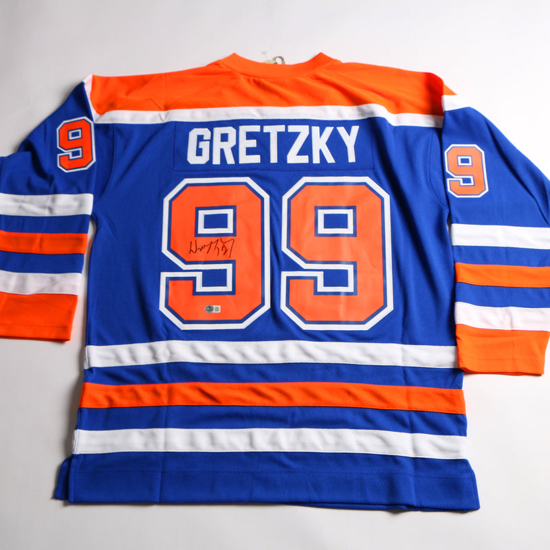 Wayne Gretzky Signed Jersey Edmonton Oilers - Beckett COA