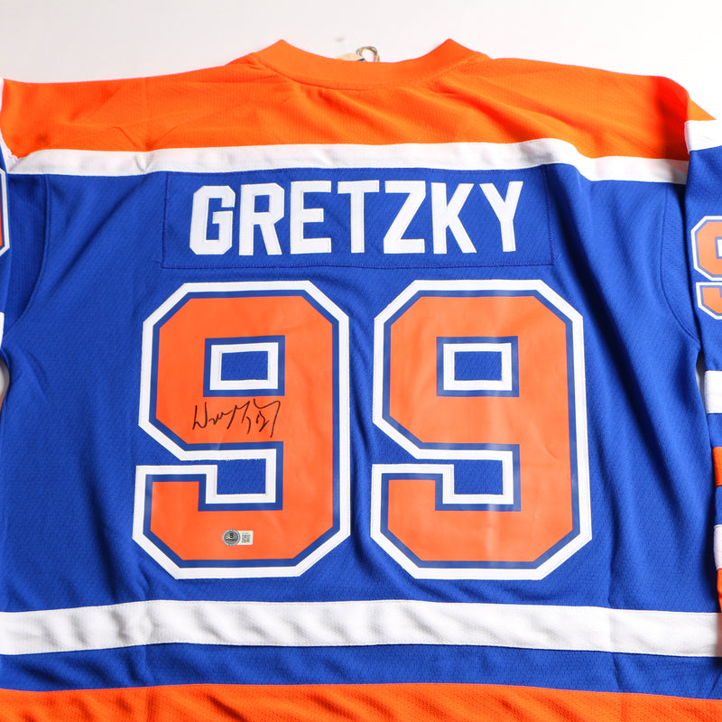 Wayne Gretzky Signed Jersey Edmonton Oilers - Beckett COA