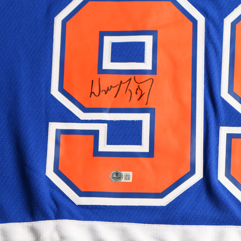 Wayne Gretzky Signed Jersey Edmonton Oilers - Beckett COA