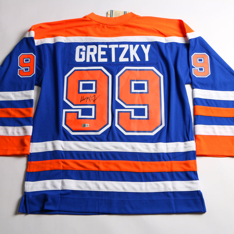 Wayne Gretzky Signed Jersey Edmonton Oilers - Beckett COA