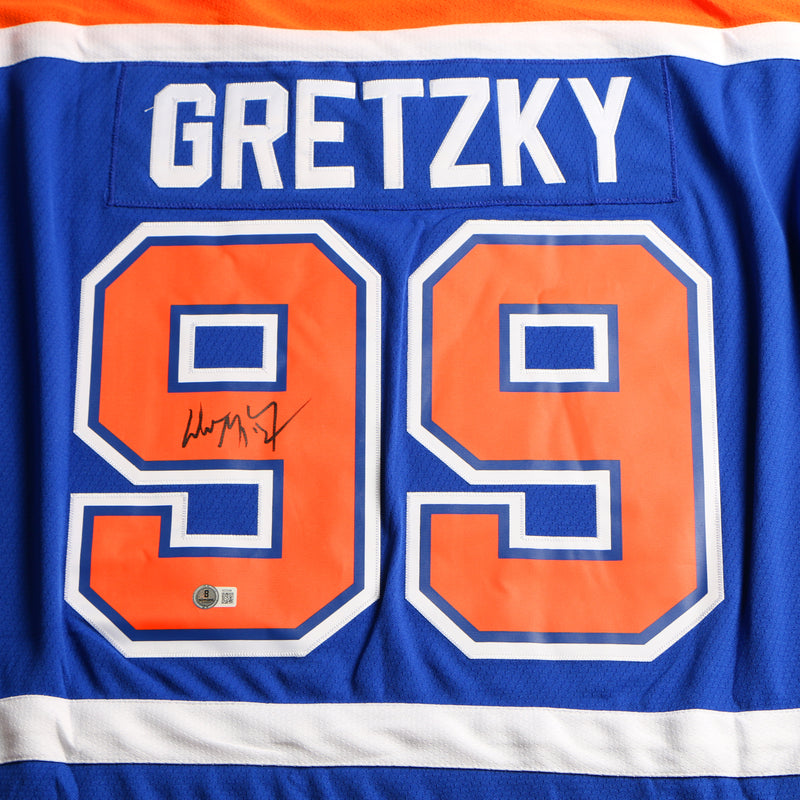 Wayne Gretzky Signed Jersey Edmonton Oilers - Beckett COA
