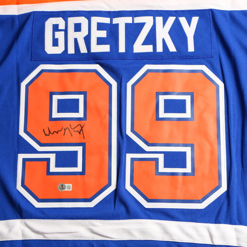 Wayne Gretzky Signed Jersey Edmonton Oilers - Beckett COA