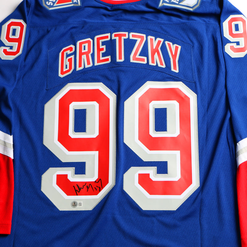 Wayne Gretzky Signed Jersey NY Rangers - Beckett COA