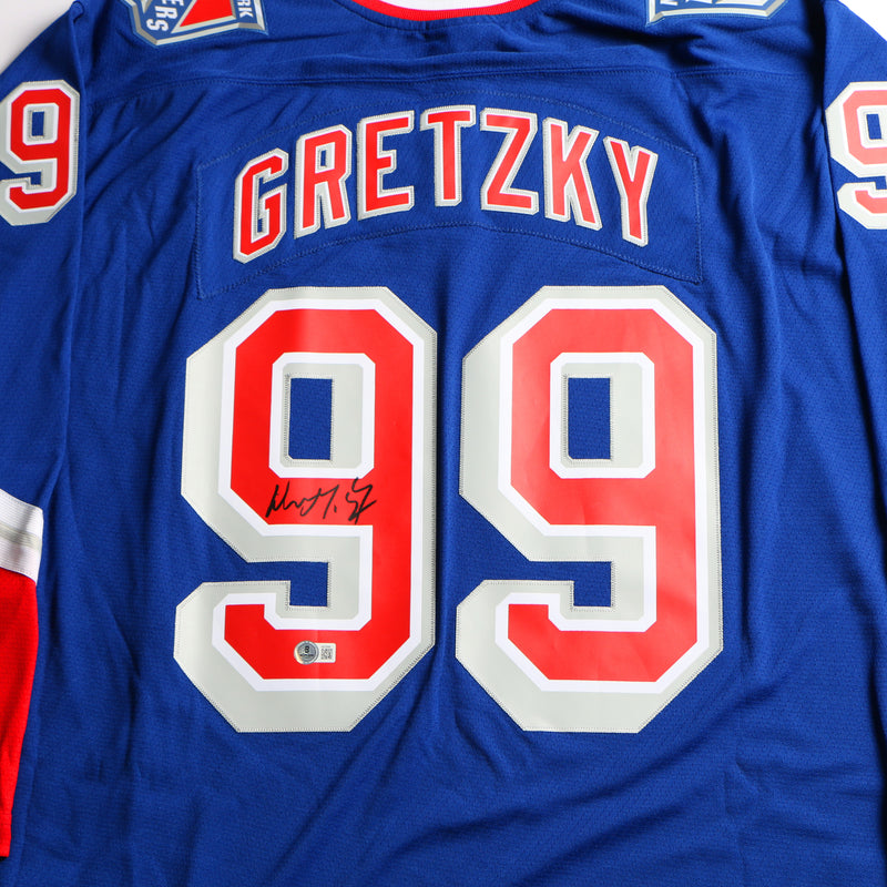 Wayne Gretzky Signed Jersey NY Rangers - Beckett COA