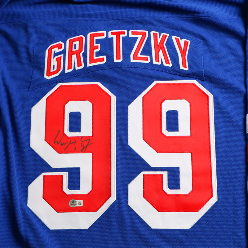 Wayne Gretzky Signed Jersey NY Rangers - Beckett COA