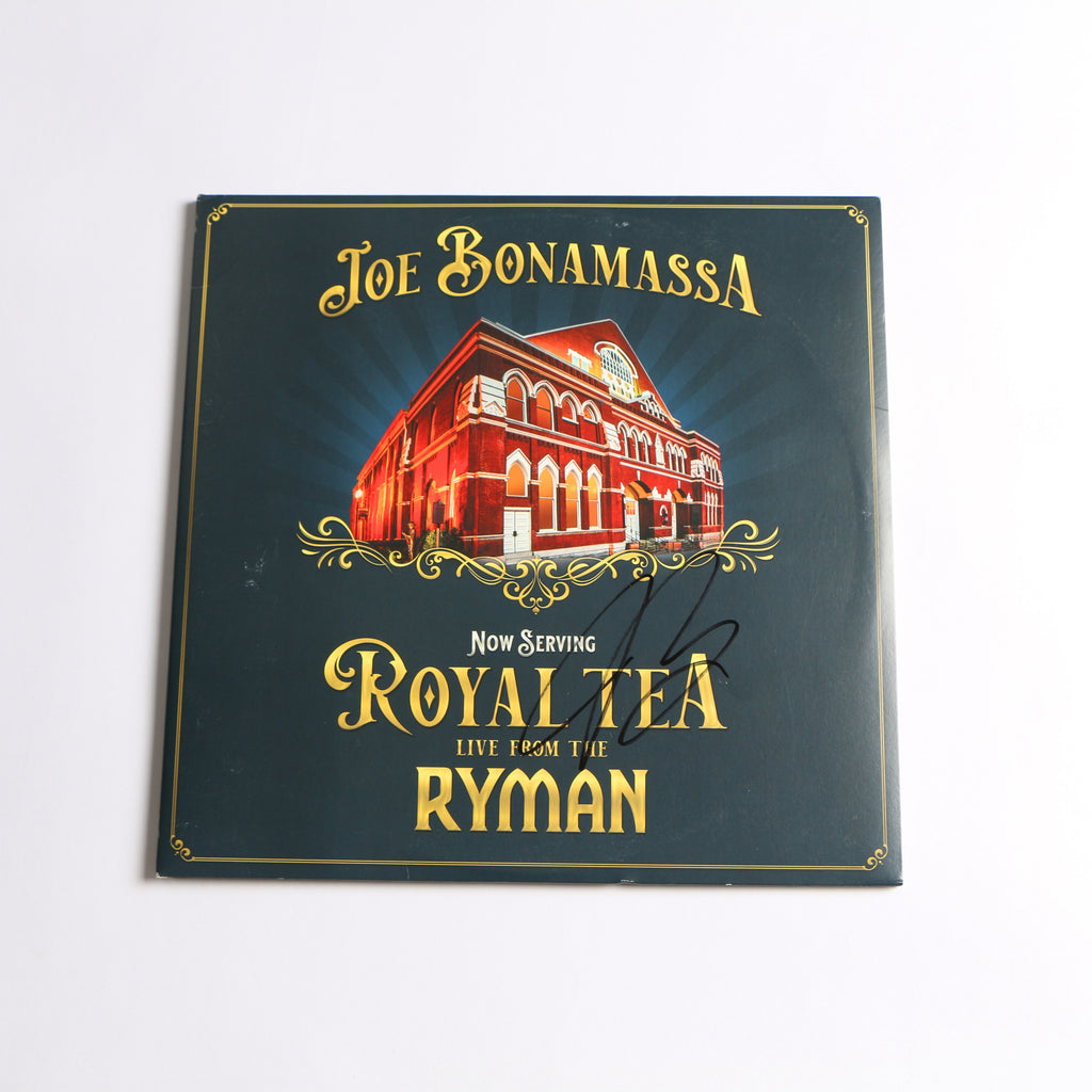Joe Bonamassa Signed Album Royal Tea: Live from the Ryman – Beckett COA