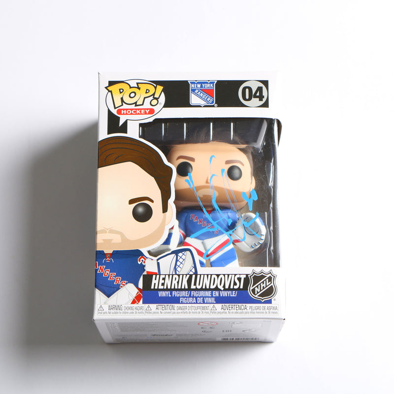 Henrik Lundqvist Signed Funko Pop #04 NY Rangers– Beckett COA
