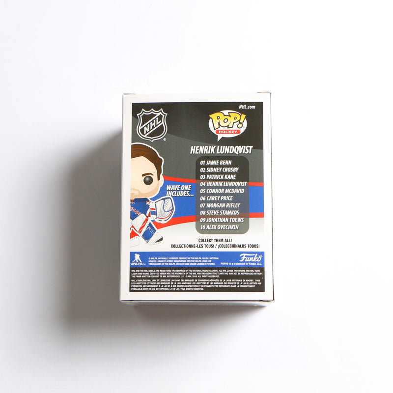 Henrik Lundqvist Signed Funko Pop #04 NY Rangers– Beckett COA