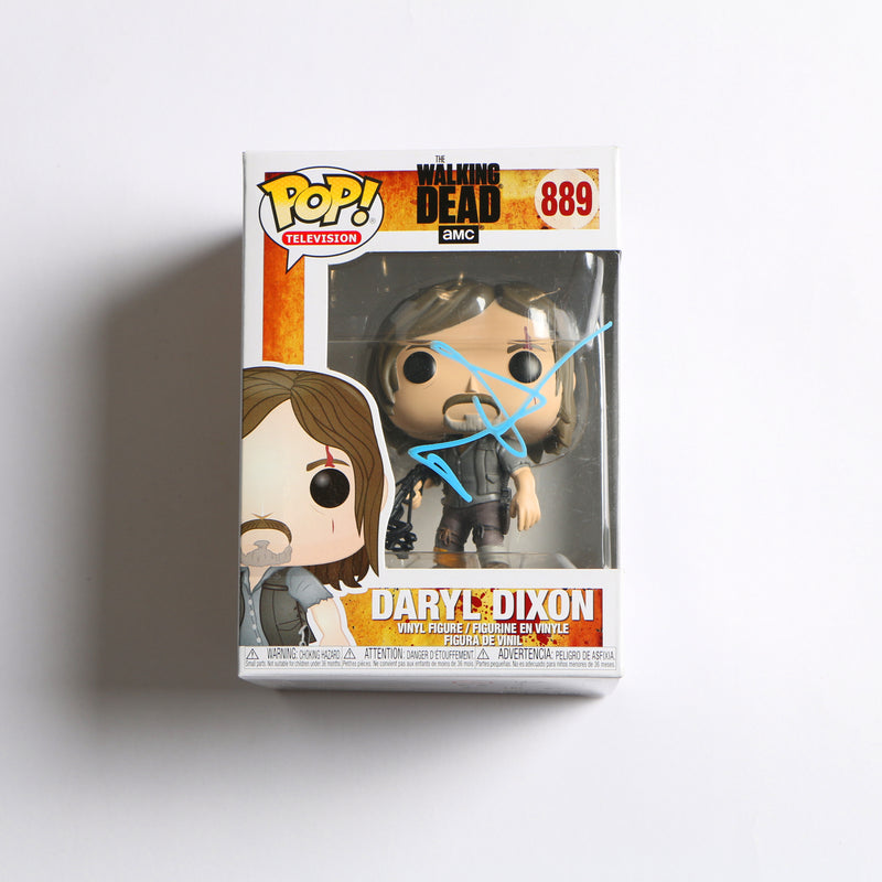 Norman Reedus Signed Funko Pop #889 Daryl Dixon The Walking Dead – Beckett COA