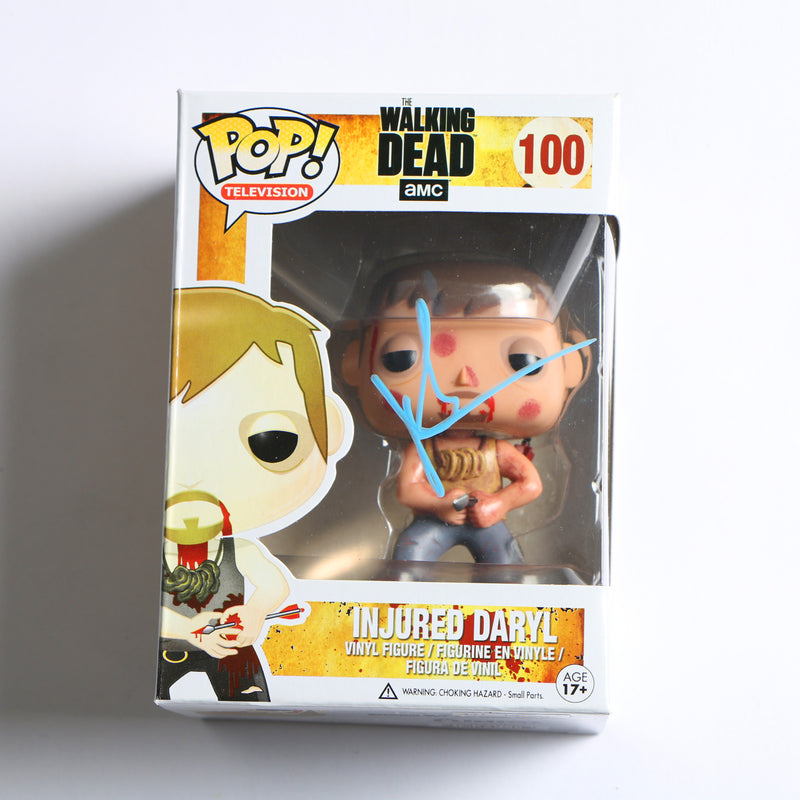 Norman Reedus Signed Funko Pop #100 Injured Daryl The Walking Dead – Beckett COA