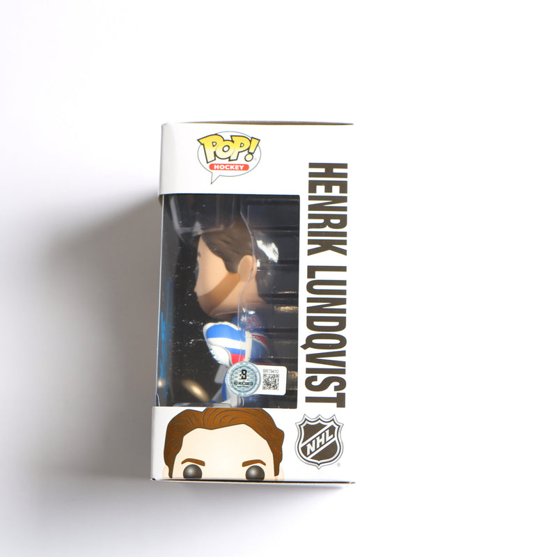 Henrik Lundqvist Signed Funko Pop #04 NY Rangers– Beckett COA