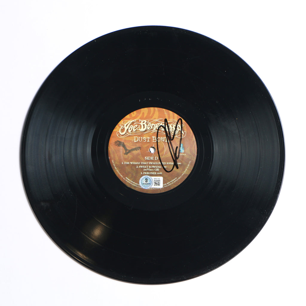 Joe Bonamassa Signed Vinyl Dust Bowl – Beckett COA