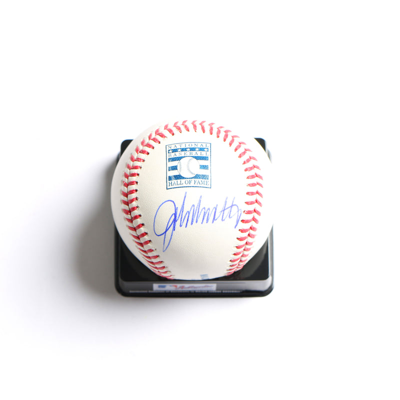 John Smoltz Signed Hall Of Fame Baseball