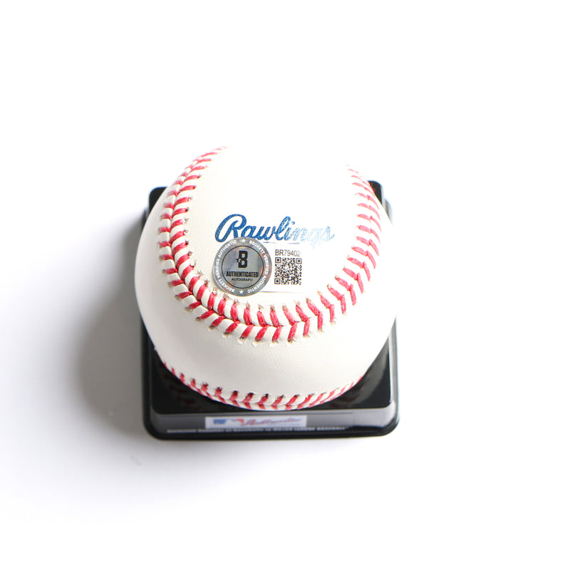 John Smoltz Signed Hall Of Fame Baseball