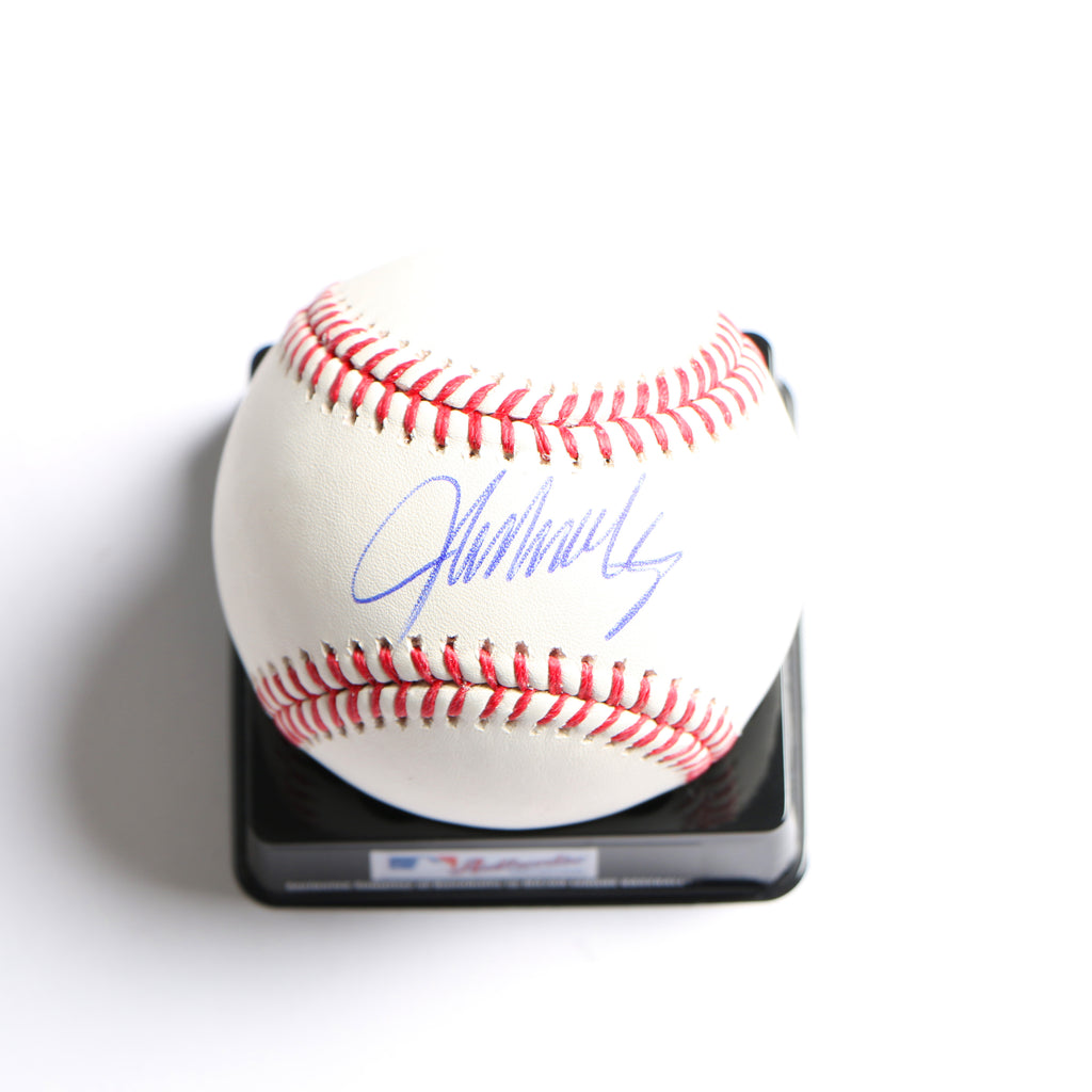John Smoltz Signed Baseball 1995 Official World Series Ball Beckett BR79406
