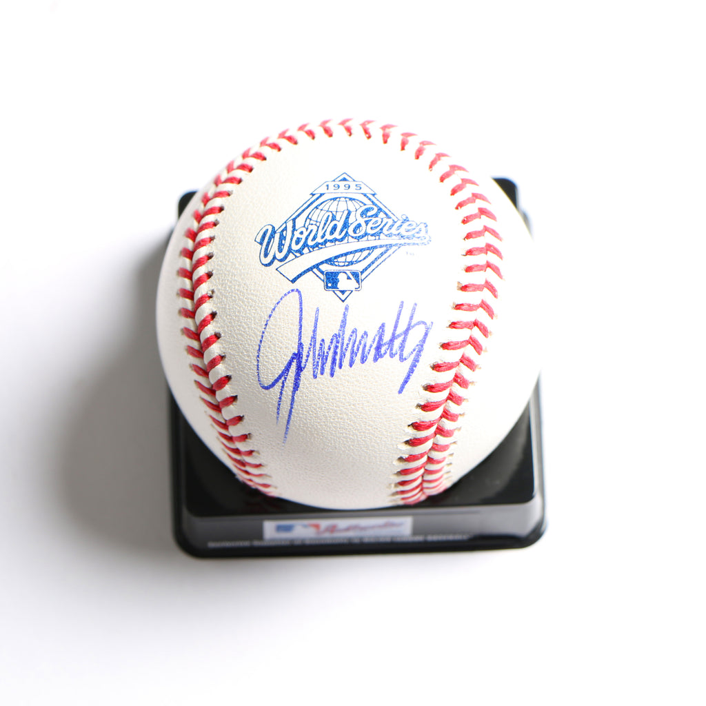 John Smoltz Signed Baseball 1995 Official World Series Ball