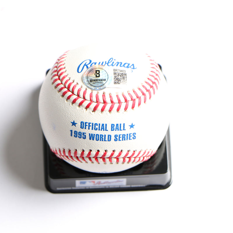 John Smoltz Signed Baseball 1995 Official World Series Ball