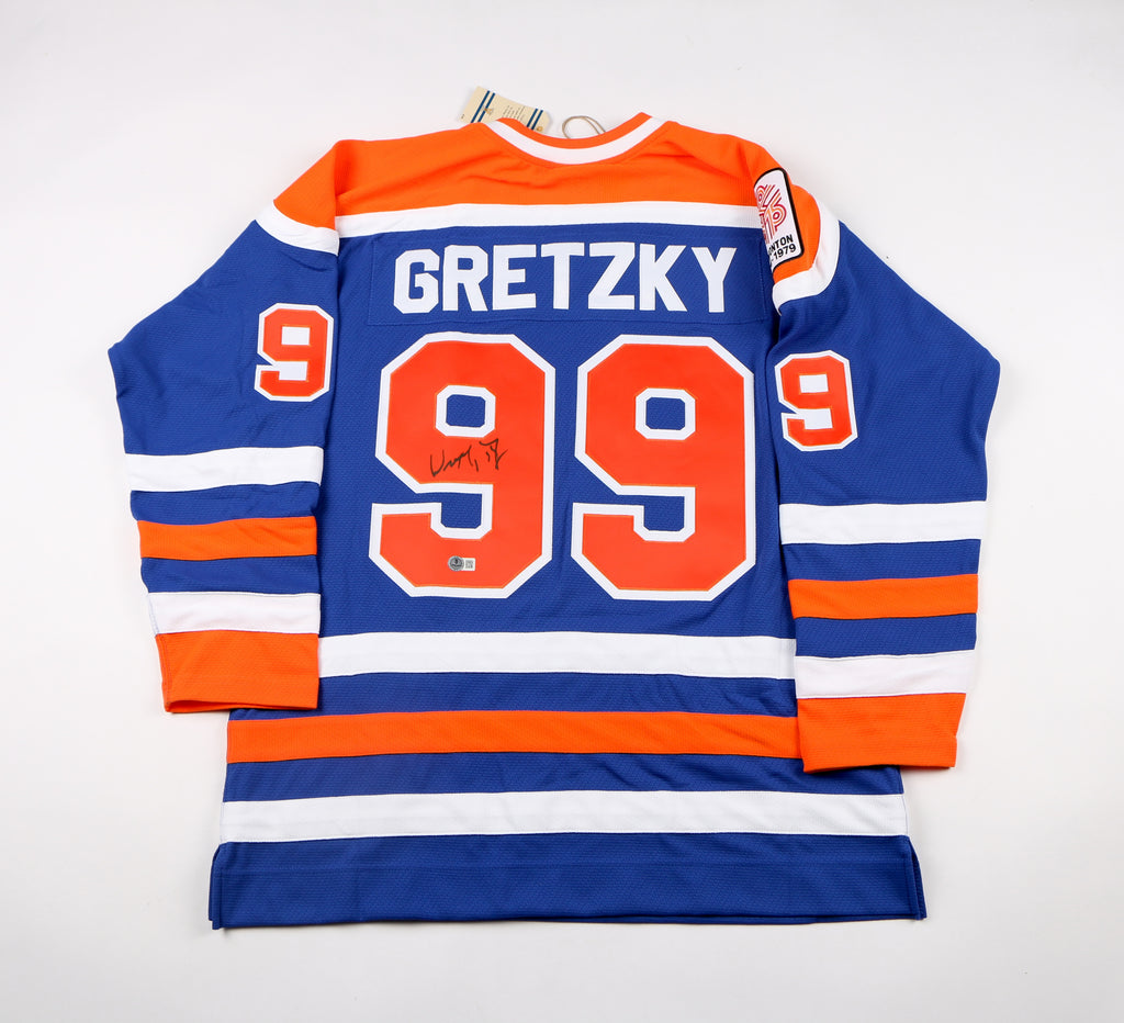 Wayne Gretzky Signed Jersey Edmonton Oilers The Great one auto Beckett COA