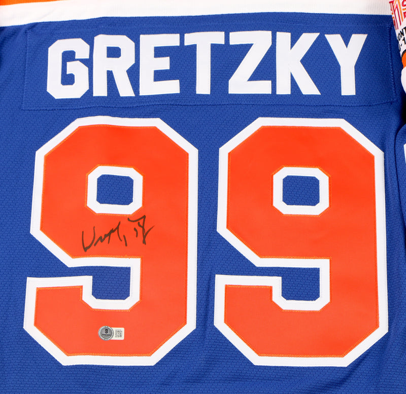 Wayne Gretzky Signed Jersey Edmonton Oilers The Great one auto Beckett COA