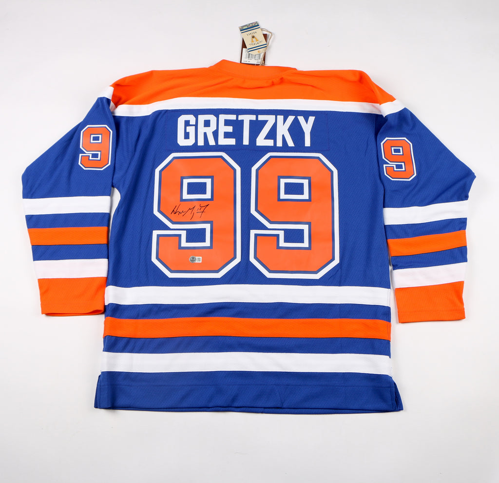 Wayne Gretzky Signed Jersey Edmonton Oilers The Great one auto Beckett COA