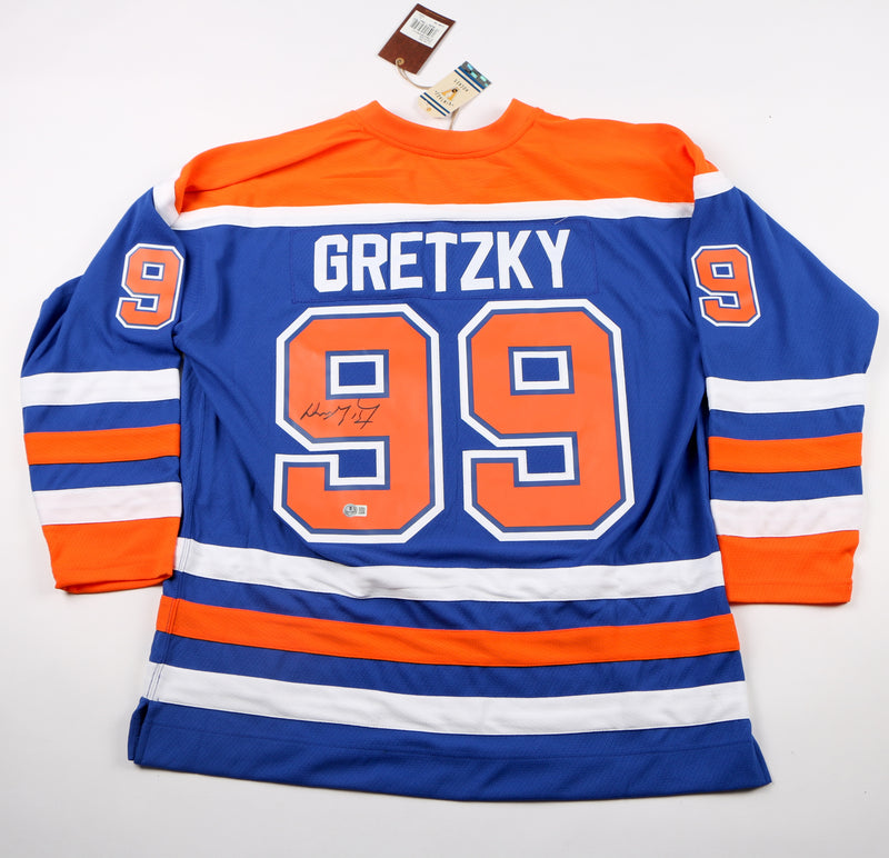 Wayne Gretzky Signed Jersey Edmonton Oilers The Great one auto Beckett COA