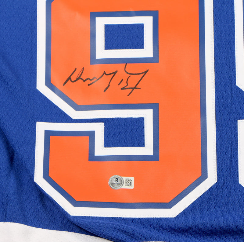 Wayne Gretzky Signed Jersey Edmonton Oilers The Great one auto Beckett COA