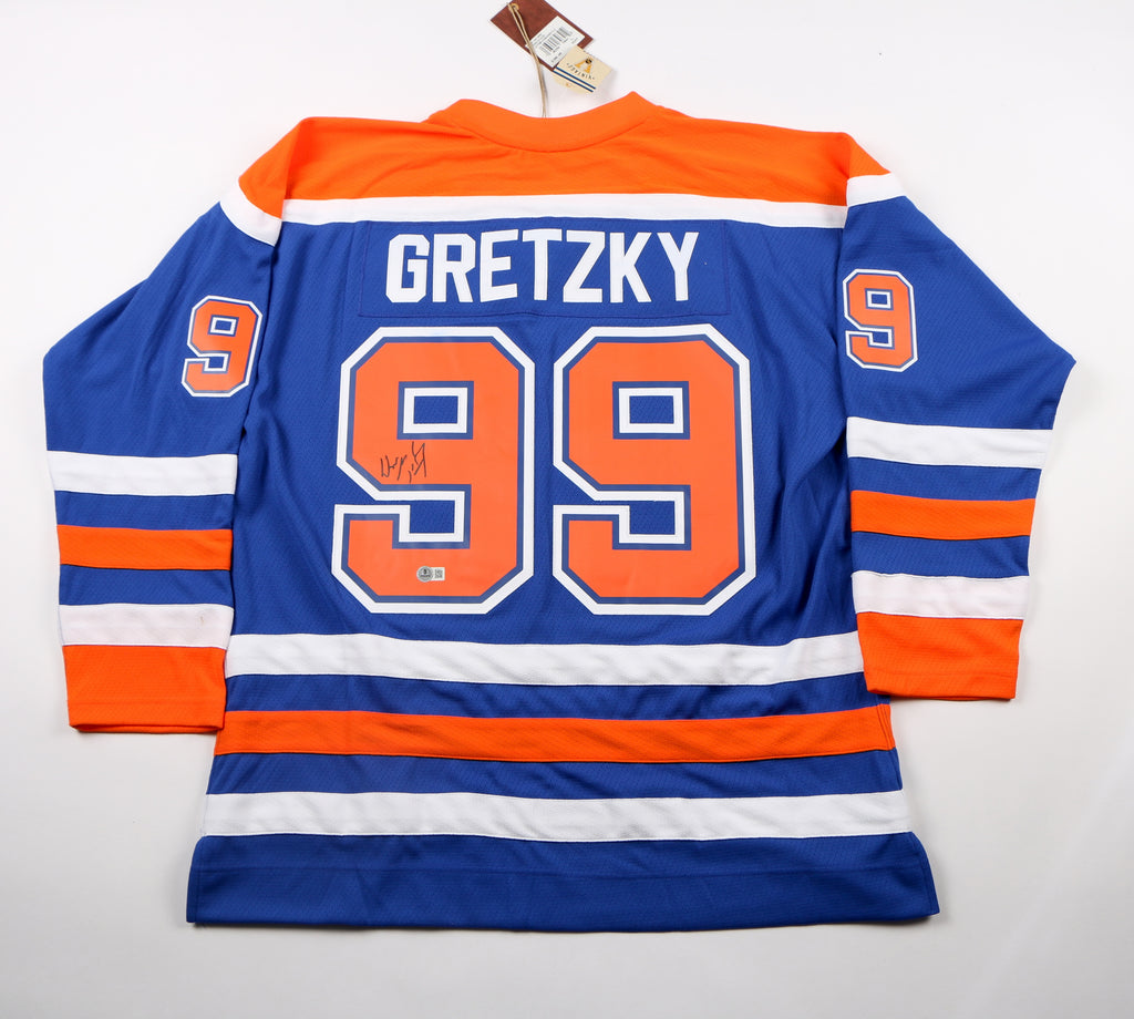 Wayne Gretzky Signed Jersey Edmonton Oilers The Great one auto Beckett COA