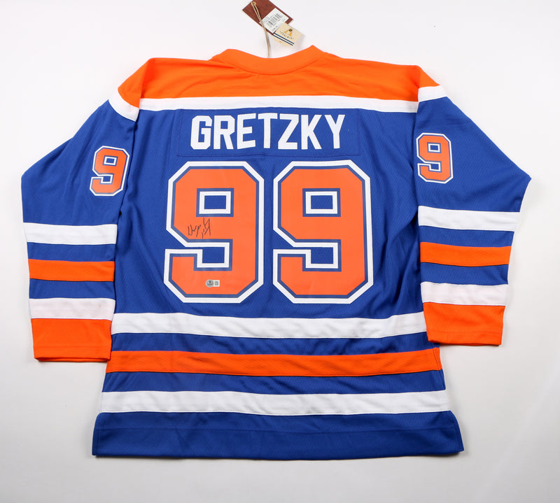 Wayne Gretzky Signed Jersey Edmonton Oilers The Great one auto Beckett COA