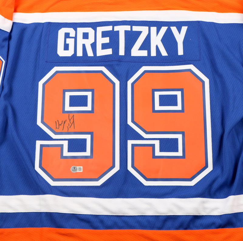 Wayne Gretzky Signed Jersey Edmonton Oilers The Great one auto Beckett COA