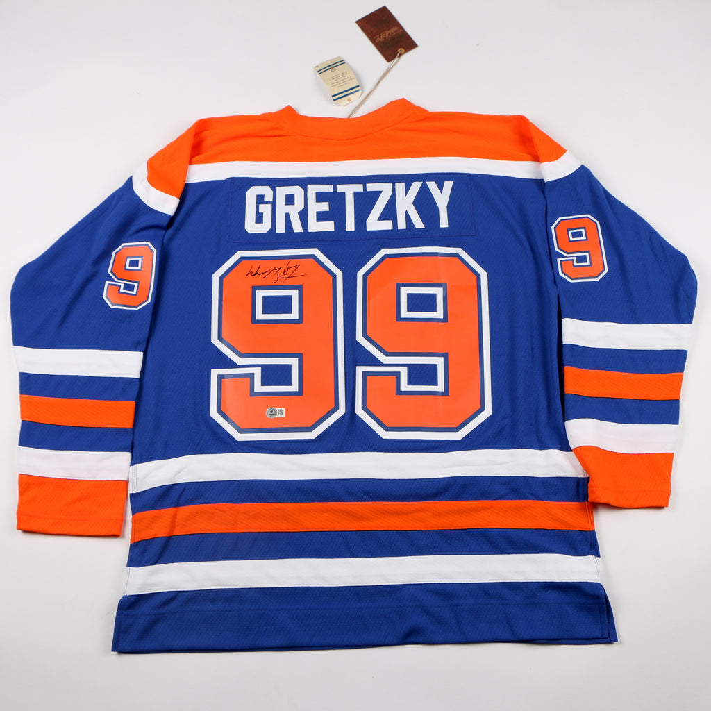 Wayne Gretzky Signed Jersey Edmonton Oilers The Great one auto Beckett COA