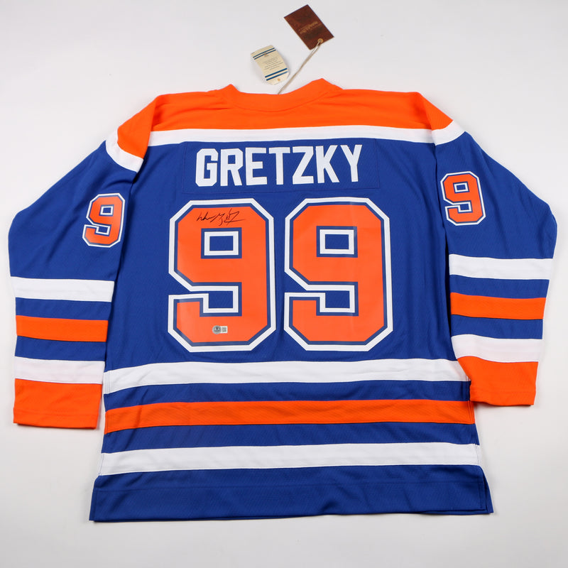 Wayne Gretzky Signed Jersey Edmonton Oilers The Great one auto Beckett COA