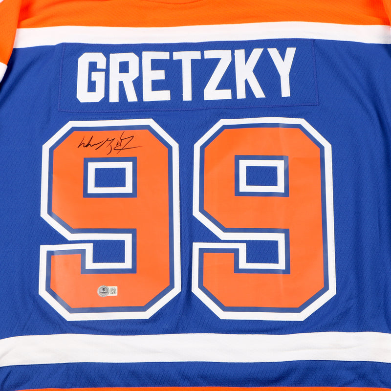 Wayne Gretzky Signed Jersey Edmonton Oilers The Great one auto Beckett COA