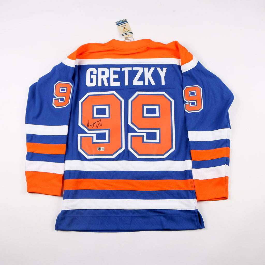 Wayne Gretzky Signed Jersey Edmonton Oilers The Great one auto Beckett COA