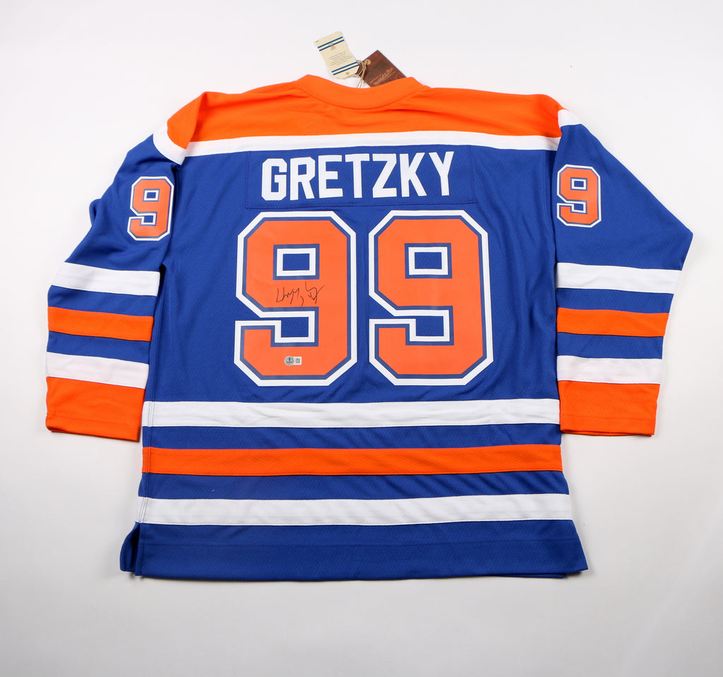 Wayne Gretzky Signed Jersey Edmonton Oilers The Great one auto Beckett COA