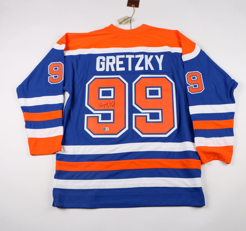 Wayne Gretzky Signed Jersey Edmonton Oilers The Great one auto Beckett COA